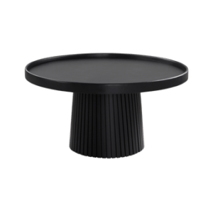 ZELARINO soffbord ø 90 cm Svart