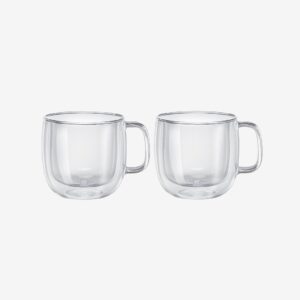 ZWILLING – Cappuccinokopp / tekopp Sorrento Plus 450 ml 2-pack – Transparent – Koppar & muggar – Från Homeroom