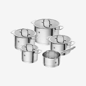 ZWILLING – Grytset TrueFlow 5 delar – Silver – Grytor & kastruller – Från Homeroom
