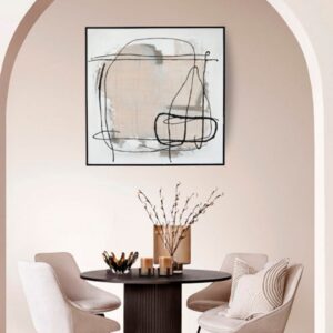 Zelected by Houze – Inramad Canvas Moho Mud – Svart – Tavlor – Från Homeroom