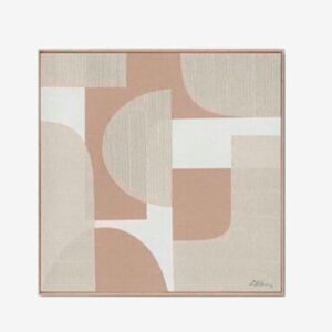 Zelected by Houze – Inramad CanvasSymbolic Emotions – Beige – Tavlor – Från Homeroom