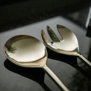 Zelected by Houze – Salladsbestick Milani set om 2 – Svart – Bestick – Från Homeroom