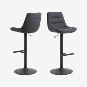 AC Design Furniture – Adisa barstol 2-pack – Grå – Barstolar & pallar – Från Homeroom