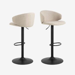 AC Design Furniture – Ella barstol 2-pack – Beige – Barstolar & pallar – Från Homeroom