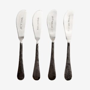 Affari of Sweden – Smörkniv Odin 4-pack – Svart – Bestick – Från Homeroom