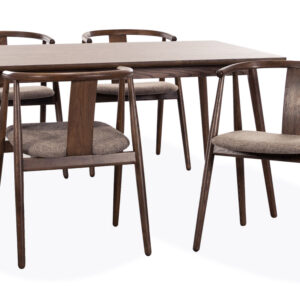 BLANCA 150/LINA Matgrupp 4 Stolar Valnötsbrun