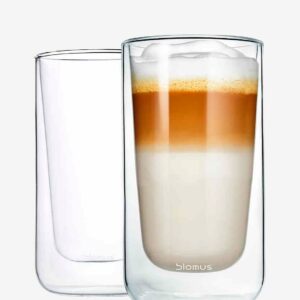 Blomus – Latte Macchiatoglas Nero 32 ml 2-pack – Transparent – Koppar & muggar – Från Homeroom
