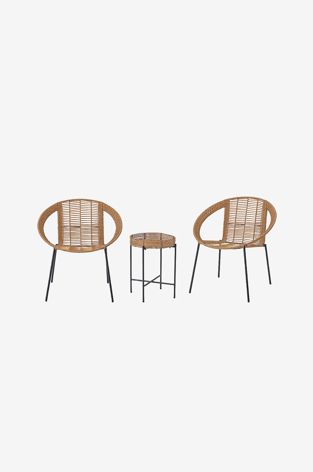 Bloomingville – Dudine Loungeset, Set om 3 – Beige – Loungemöbler – Från Homeroom