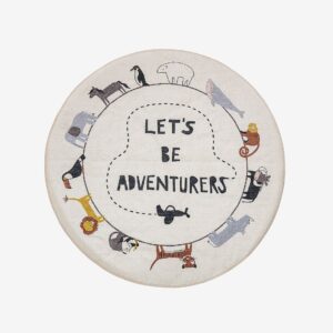 Bloomingville MINI – Leopold Matta 130×130 – Flerfärgad – Barnmattor – Från Homeroom