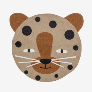 Bloomingville MINI – Naffie Matta 104×100 – Brun – Barnmattor – Från Homeroom