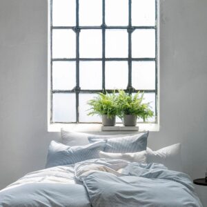 Borås Cotton – Bäddset Cille – Blå – Påslakanset – Från Homeroom