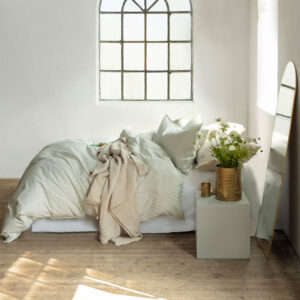 Borås Cotton Cille Påslakanset 150×210 Grön