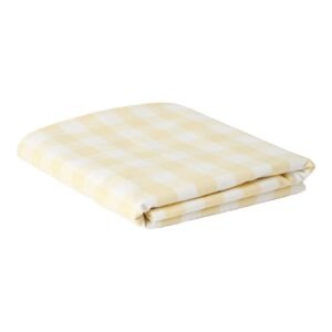Bordsduk avtorkningsbar Gingham 145×220 Gul