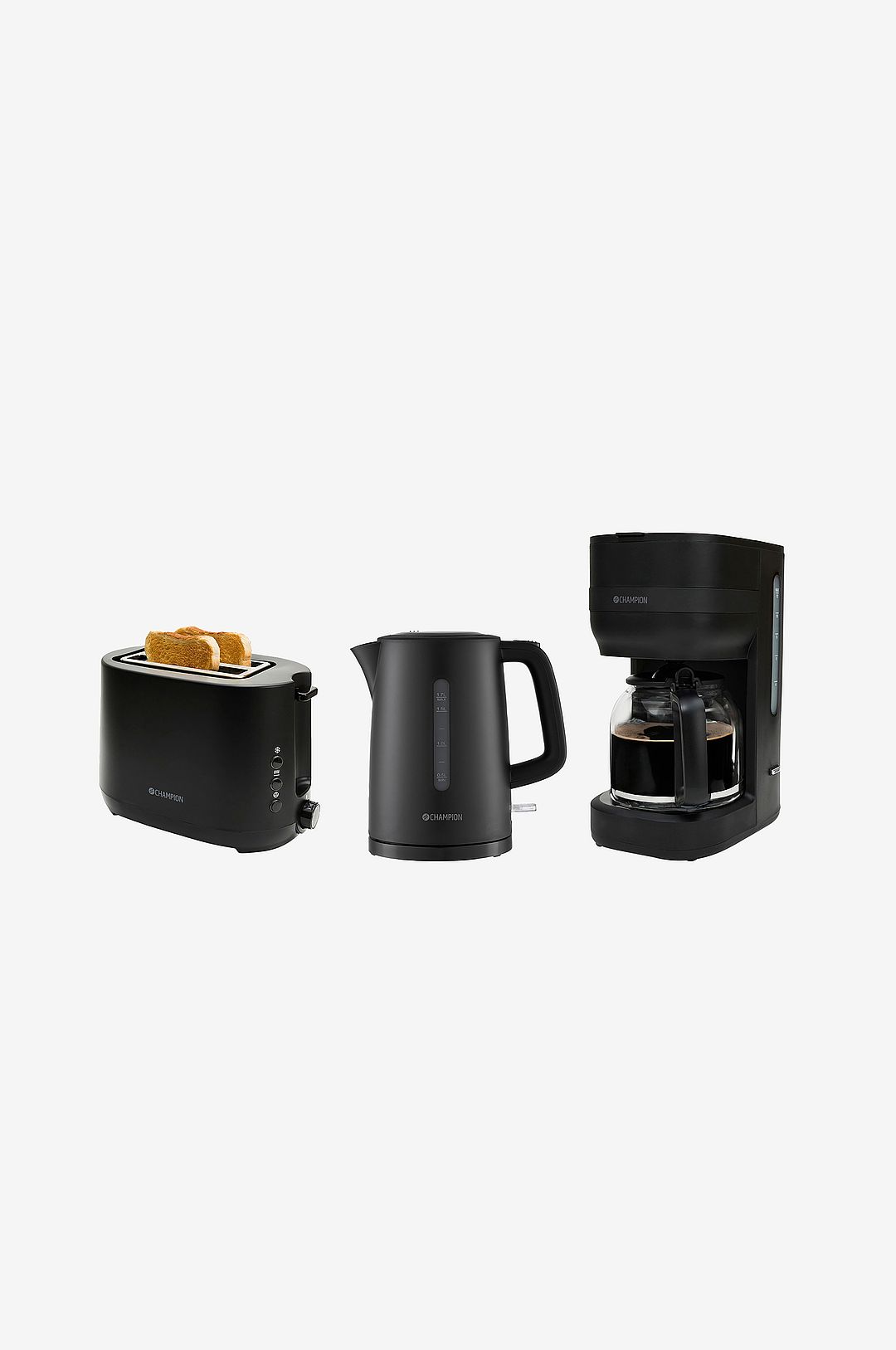Champion Nordic – Paket Frukostserie Matte Black Series – Kaffebryggare – Från Homeroom