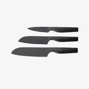 Dorre – Knivset Sukai 3 delar – Svart – Köksknivar & tillbehör – Från Homeroom
