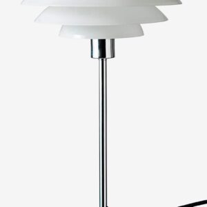 Dyberg Larsen – Bordslampa DL31 opal – Krom – Bordslampor – Från Homeroom