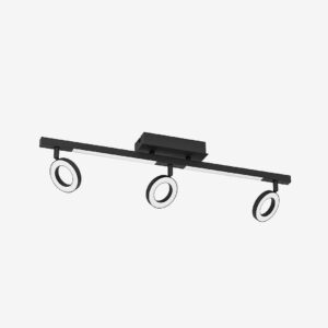 EGLO – Spotlight Cardillio 2 With 3 Lights – Svart – Spotlights – Från Homeroom