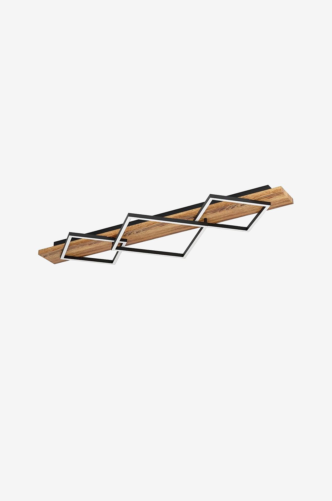 EGLO – Taklampa Boyal 3 Svart/Rustic Brown – Svart – Taklampor – Från Homeroom