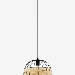EGLO – Takpendel Anwick Black /Rattan 370 mm – Svart – Takpendlar – Från Homeroom