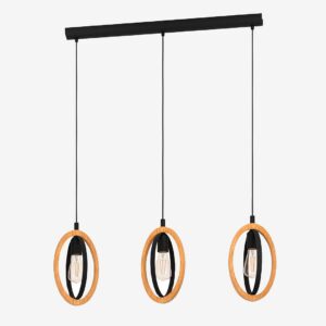 EGLO – Takpendel Basildon Wood /Black – Svart – Takpendlar – Från Homeroom