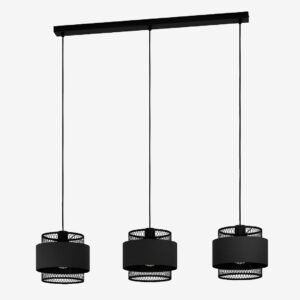 EGLO – Takpendel Bazely With 3 Lamps – Svart – Takpendlar – Från Homeroom