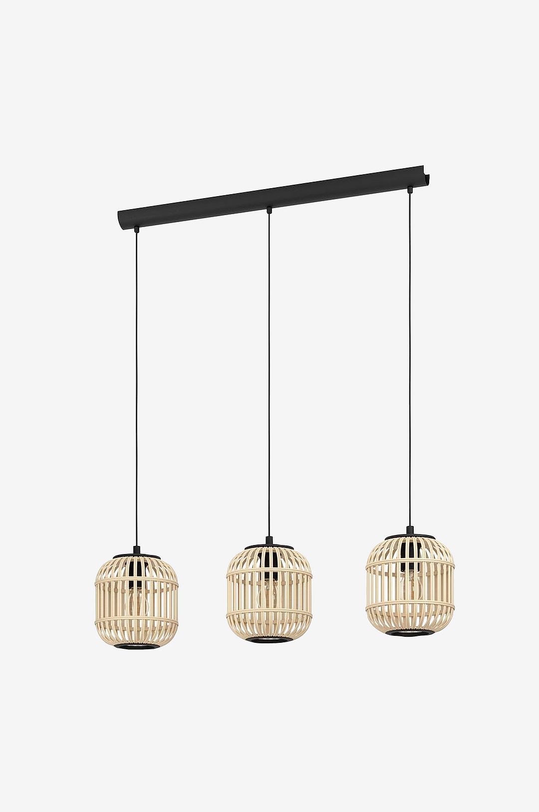 EGLO – Takpendel Bordesley With 3 Lamps – Svart – Takpendlar – Från Homeroom