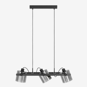 EGLO – Takpendel Hornwood 2 Black/Transparent – Svart – Takpendlar – Från Homeroom