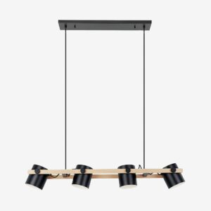 EGLO – Takpendel Hornwood Black /Wood – Svart – Takpendlar – Från Homeroom