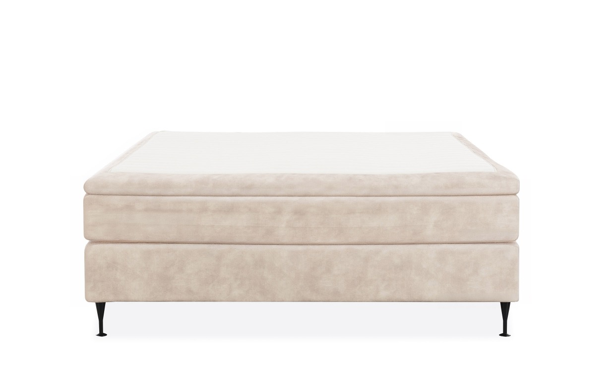 ELIE Kontinentalsäng 160 Sammet Beige