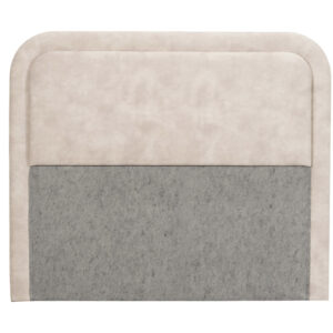 ELIE Sänggavel 120 Sammet Beige