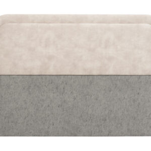 ELIE Sänggavel 140 Sammet Beige