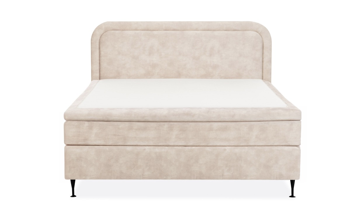 ELIE Sängpaket 180 Sammet Beige