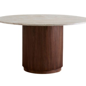 ERIE Matbord 120 Marmor/Trä