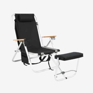 Fritab – Utomhusstol Roxy med kylväska/mobiltelefonficka – Svart – Utefåtöljer – Från Homeroom