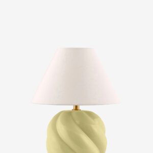 Globen Lighting – Bordslampa Dahlia 24 Beige – Gul – Bordslampor – Från Homeroom