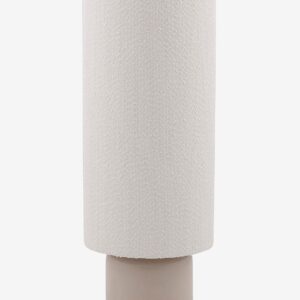 Globen Lighting – Golvlampa Florian 30 Vit bouclé/beige – Beige – Golvlampor – Från Homeroom