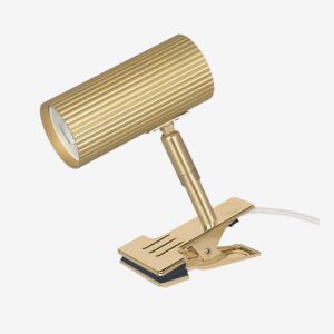 Globen Lighting – Vägglampa/Klämspot Hubble – Mässing – Vägglampor – Från Homeroom