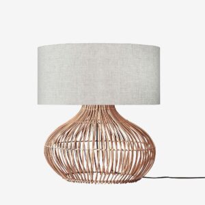 Good&Mojo – Bordslampa Kalahari 47×23 cm – Grå – Bordslampor – Från Homeroom