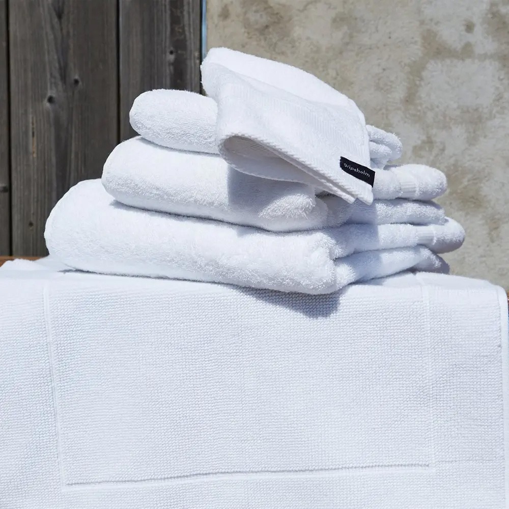 Gripsholm Handduk 90×150 Vit