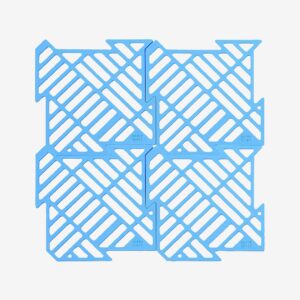 HAPPY SiNKS – Diskmatta set 4-p – Blå – Disk- & städredskap – Från Homeroom