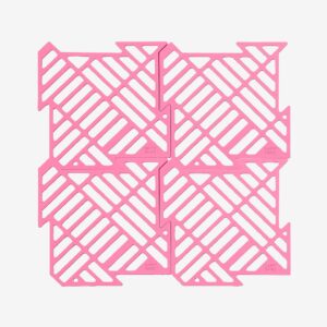 HAPPY SiNKS – Diskmatta set 4-p – Rosa – Disk- & städredskap – Från Homeroom