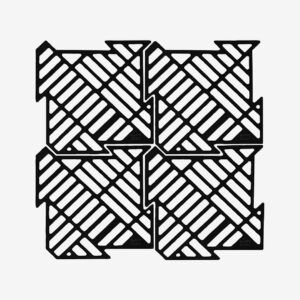 HAPPY SiNKS – Diskmatta set 4-p – Svart – Disk- & städredskap – Från Homeroom