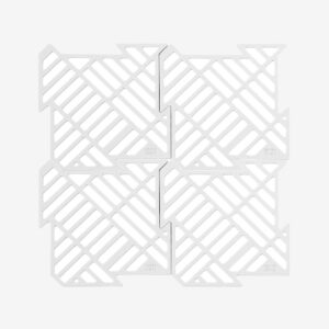 HAPPY SiNKS – Diskmatta set 4-p – Vit – Disk- & städredskap – Från Homeroom