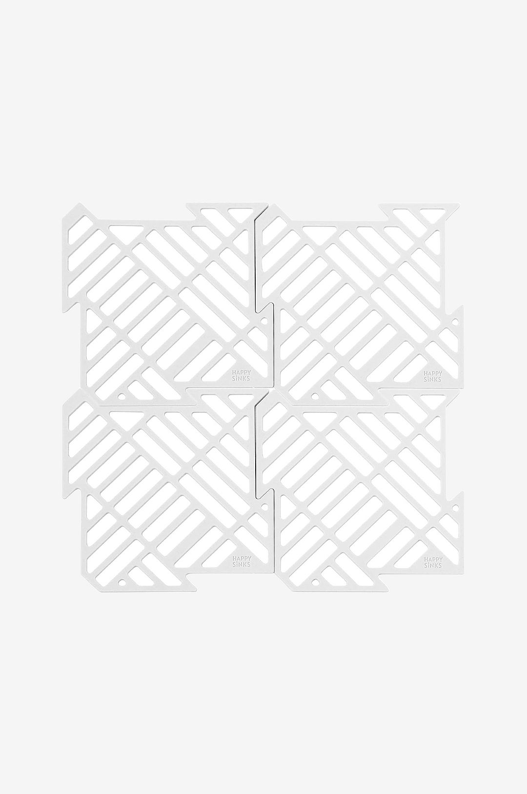 HAPPY SiNKS – Diskmatta set 4-p – Vit – Disk- & städredskap – Från Homeroom