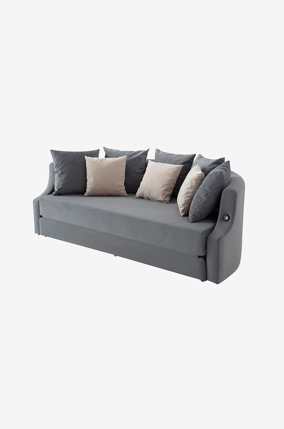 Hanah Home - 3-sits bäddsoffa Letto - Grå - 3-sits soffor - Från Homeroom