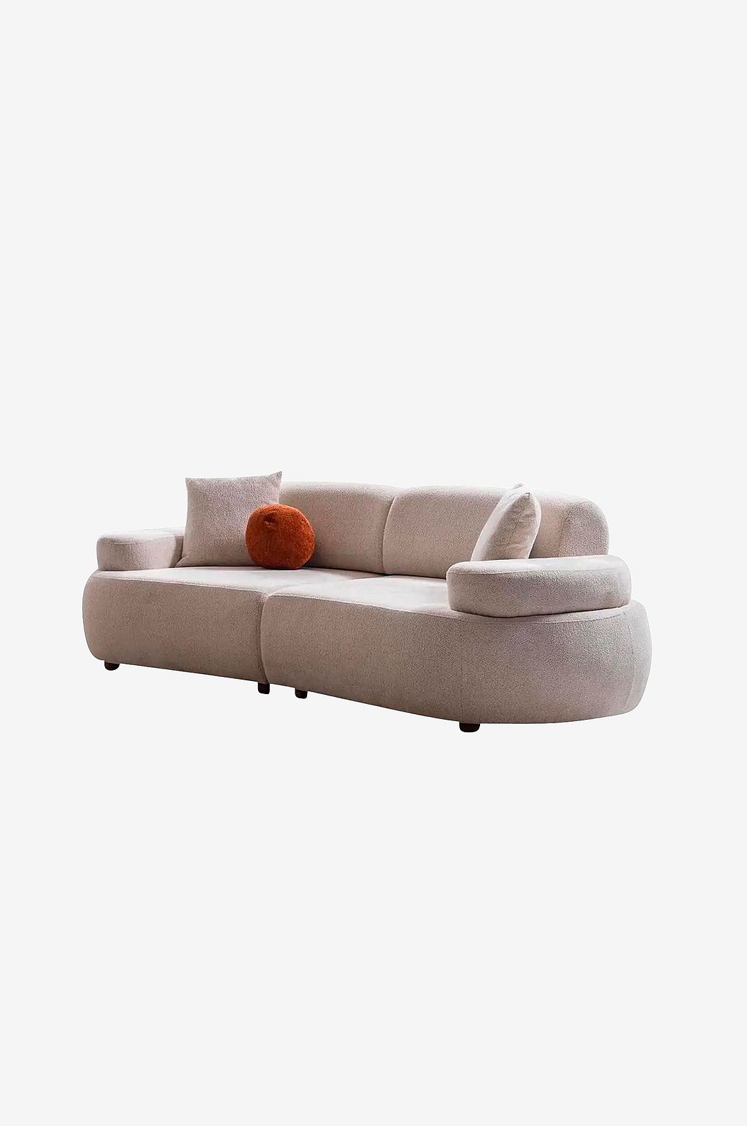 Hanah Home - 3-sits soffa Rio - Vit - 3-sits soffor - Från Homeroom