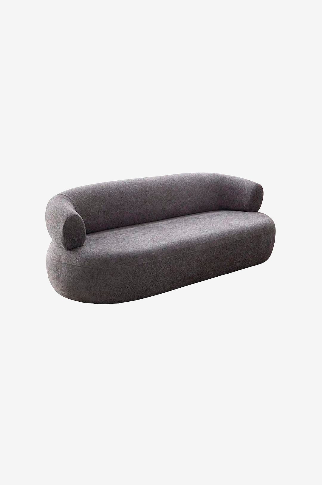 Hanah Home - 3-sits soffa Roma - Grå - 3-sits soffor - Från Homeroom