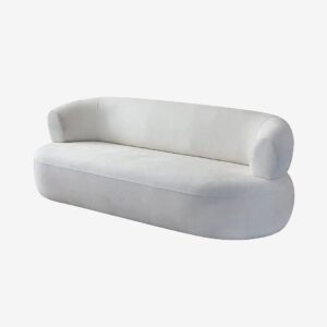 Hanah Home – 3-sits soffa Roma – Vit – 3-sits soffor – Från Homeroom