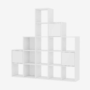 Hanah Home – Bokhylla Linnea – Vit – Bokhyllor – Från Homeroom