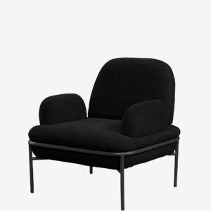 Hanah Home – Flygelstol Aster – Svart – Fåtöljer – Från Homeroom